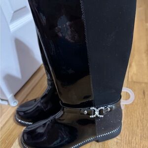 The Children's Place Black sparkle Kids Boots size 1